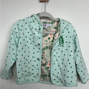 Duex Par Duex Button Up reversible Sweater 6M